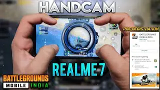 BATTLEGROUNDS MOBILE INDIA Pre Registration Realme 7 Handcam Gameplay 4 Finger + Always On Gyro
