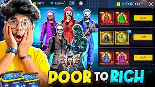 Free Fire He Challenged Me To Make His Poor Id Rich In 10Mins😮🇮🇳 -Garena Free Fire