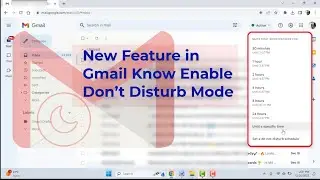 How to Enable Don’t Disturb Mode on Gmail | New Update