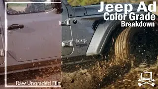 Jeep Spec Ad Color Grade Breakdown #colorgrading #colorcorrection