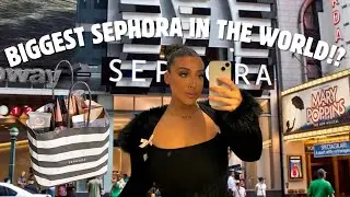 BIGGEST SEPHORA IN THE WORLD!?! SHOP WITH ME AT THE BIGGEST SEPHORA IN THE WORLD | Sephora Haul