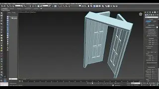 3ds max basic - double door in 3ds max tutorial