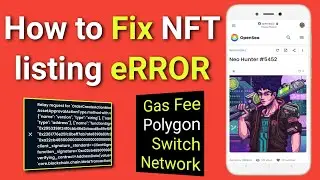 How to Fix Nft Listing error on Opensea | Mobile Par NFt upload kaise kare 2022