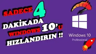 SADECE 4 DAKİKA Windows 10 'u  