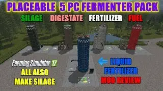 FS17 - Placeable Fermenter 5 Pc Mod Pack 