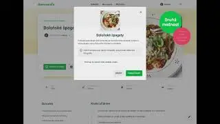 Sdílení receptů Cookidoo® tutoriál