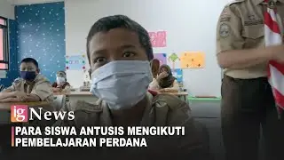 Uji Coba Sekolah Tatap Muka, Para Siswa Antusis Mengikuti Pembelajaran Perdana