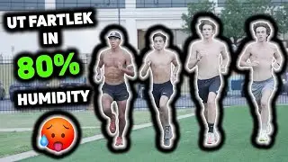University of Texas Men Run FAST Fartlek In The Rain | Workout Wednesday