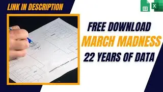 March Madness Bracket Data | 2001 - 2023 Tournament Results | Free Download!