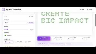 Big Text Generator