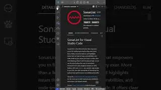 extension sonarlint linter terbaik saat inii? #coding #extension #shorts #tips
