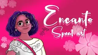 Encanto illustration speed art procreate #mirabel illustration