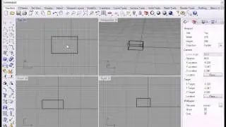 Rhino 3D Tutorial: basic interfaces