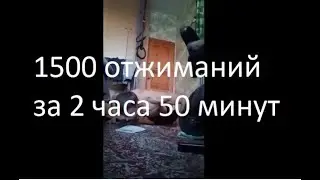 1500 отжиманий за 2 часа 50 минут