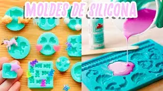 Como hacer MOLDES DE SILICONA CASEROS FLEXIBLES! 2 METODOS FACILES - Tutoriales Belen