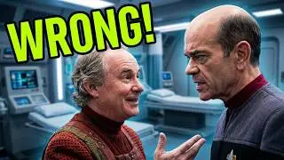 Phlox and EMH Doctor have a Medical Dispute on the Orville . John Billingsley Vs Robert Picardo