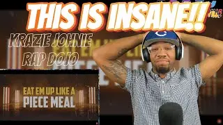 BAR GOD! | Krazie Johnie - Rap Dojo | [reaction]