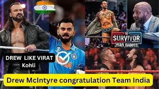 Drew Mcintyre 😨 Congratulates Virat Kohli & Team India ICC Worldcup Final 2023... Smackdown Beat AEW