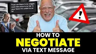 How to negotiate a car (via text message)