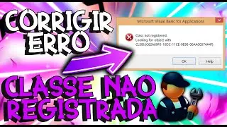 ✅ Como corrigir o ERRO de CLASSE não REGISTRADA no Windows 10 🔊🔊 CORRIGIDO 2021