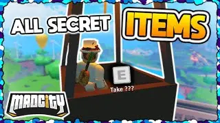 🌟ALL SECRET ITEMS!🌟 | Mad City | Roblox