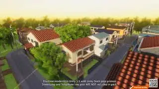 [4K 60FPS Unity] Anime Townhouse Asset