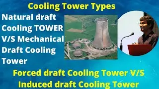 Cooling Tower Types In Hindi | Natural Draft Cooling Tower Vs Mechanical Draft Cooling Tower