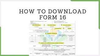 How to download Form 16