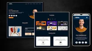 Build a Complete Responsive Portfolio Website using Html CSS and JavaScript