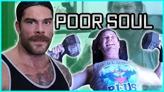 Computer Geek tries bodybuilding - I put computer geek through my upper body push workout