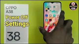 How To Power OFF Oppo A38 |Oppo A38 Switch off Setting |