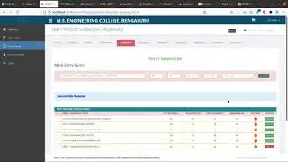 Mentoring - Profile Updating / Mark Entry by Student
