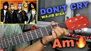 INTRO PETIKAN LEGENDARIS (Don't Cry - Gun And Roses) Tutorial Gitar