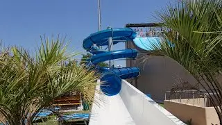 Blutube :: blaue Röhrenrutsche | Aquafollie Caorle