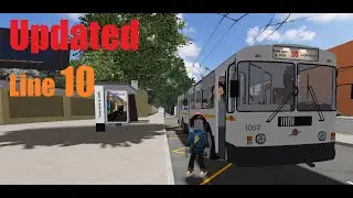 Updated Line 10 | Roblox | OSVed's Trolleybuses place (TRP 2.0) | #15