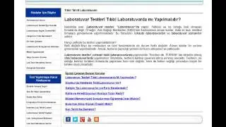 Tıbbi tahlil laboratuvarı - gelisimlab.com.tr