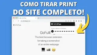 Como tirar print do site completo (Fácil e Rápido)