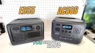 Side by Side. Bluetti EB55 vs AC50B