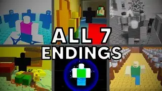 All 7 endings in Drawnout + Every message decoded [Roblox]
