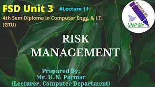 Unit 3 Lecture 11 Risk Management