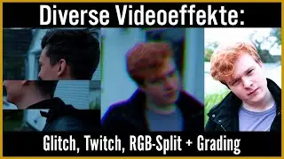 VIDEOEFFEKTE EINFÜGEN (Glitch, Twitch, RGB-Split) + GRADING - Editing Tutorial [Premiere Pro]