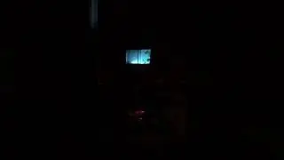 Rgb leds lights on window color white blue