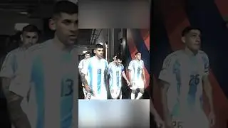 AURA 🥶 | Messi leads the way through tunnel | Argentina vs. Canada | 2024 Copa America