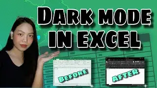 How to enable Dark Mode in Excel and change background 2021 | Step by Step Tutorial