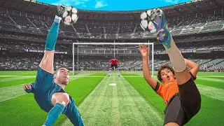 MON PETIT FRÈRE FAIT UNE RETOURNÉE PENDANT SON MATCH DE FOOT ! Nadim gagne son premier match ?!
