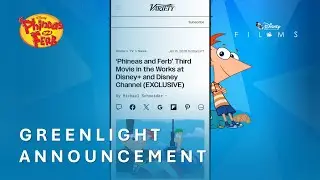 Phineas And Ferb The Movie - Vincent Martella Has An Announcement I Disney TVA Films