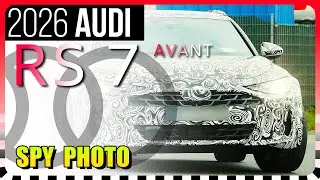 SPYSHOTS: 2026 Audi RS 7 Avant // Plug-In hybrid power rivals 2025 BMW M5 Touring