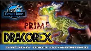 DRACOREX - LEGO COMPATIBLE CUSTOM JURASSIC WORLD  DINOSAUR    