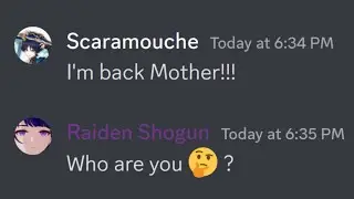 Scaramouche meets Raiden | Genshin Impact Discord Skit