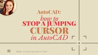 AutoCAD: Jumping Cursor - How to fix a jumpy cursor in AutoCAD